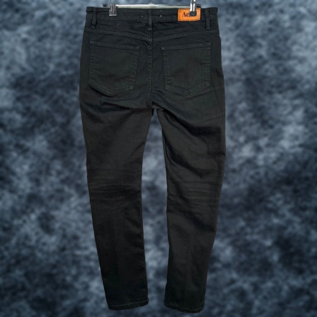 Acne Studios Acne Womens Jeans Skinny 30 Black Stretch Denim Cotton Blend 5-Pocket Design Slim Size 30" / US 8 / IT 44 - 1 Thumbnail