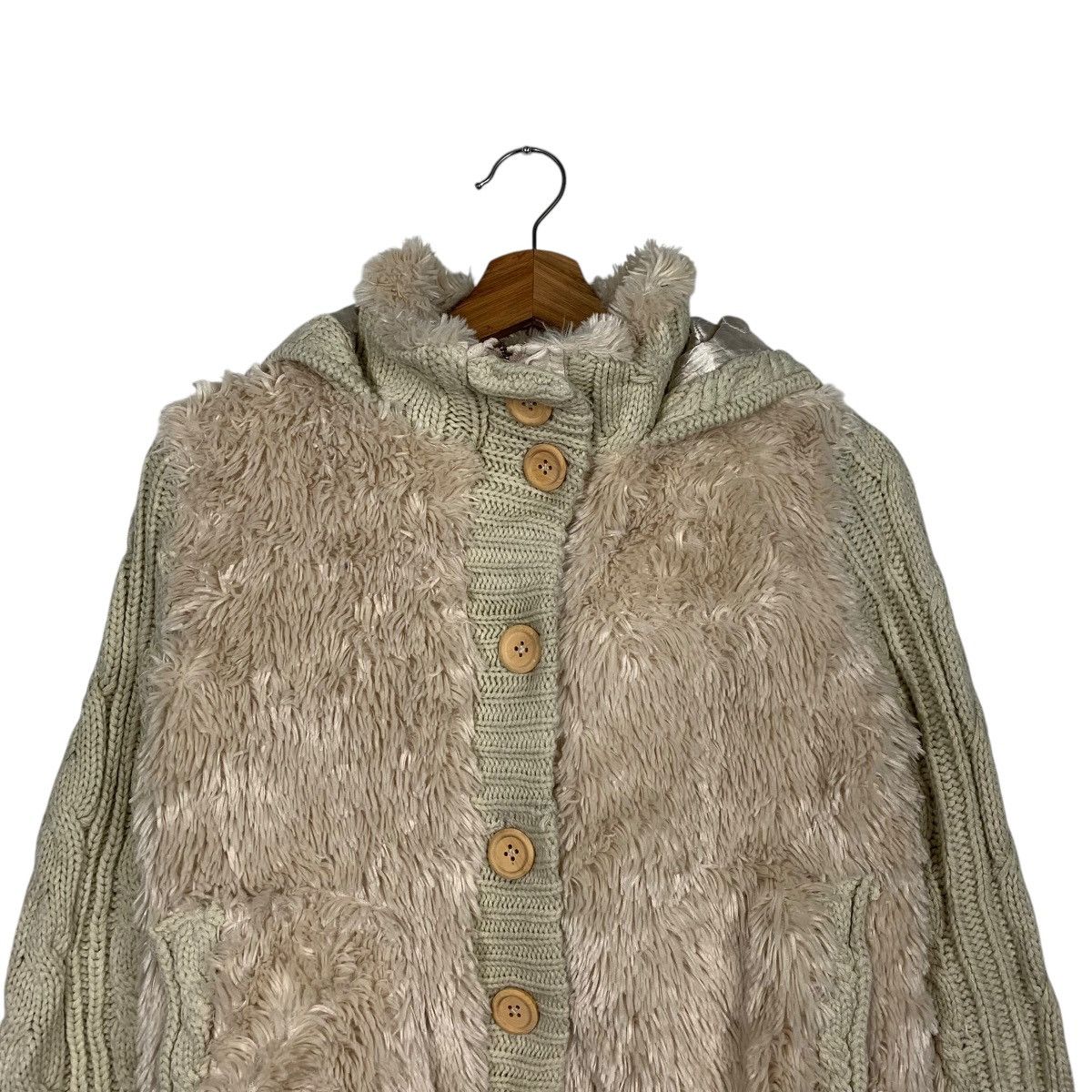 Japanese Brand Beni Meeni California Faux Fur Jacket Size S / US 4 / IT 40 - 2 Thumbnail