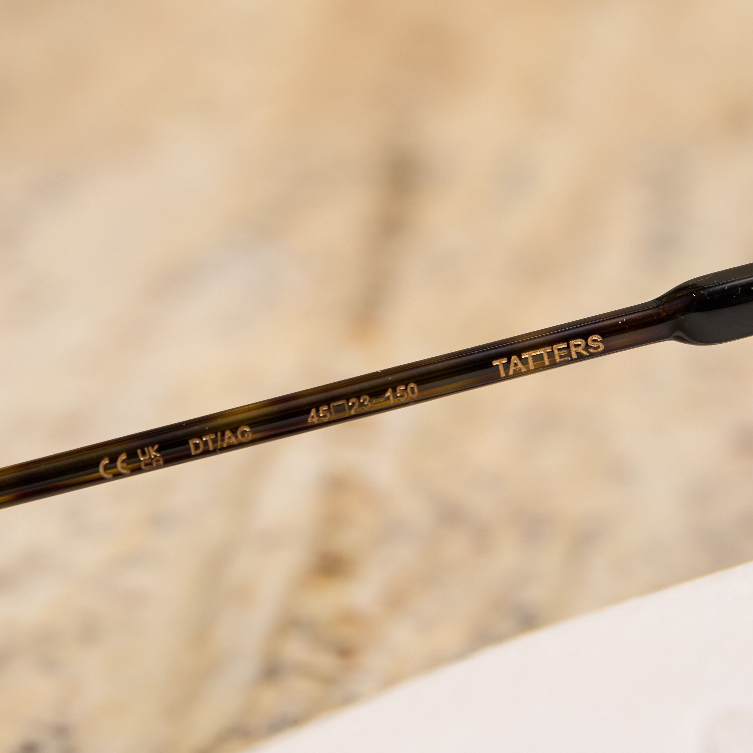 Chrome Hearts CHROME HEARTS TATTERS Dark Tortoise/Antique Gold Size ONE SIZE - 6 Thumbnail