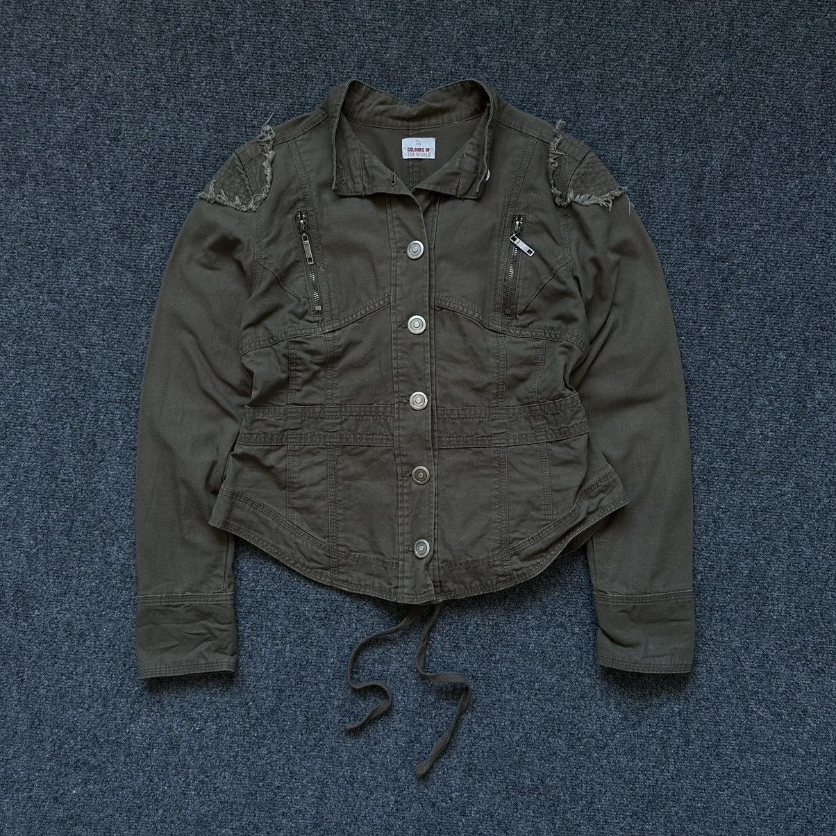 If Six Was Nine VTG Women’s Japanese Style Jacket Colours Of The World Size XL / US 12-14 / IT 48-50 - 3 Thumbnail