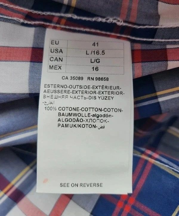 Paul & Shark RRP330€ PAUL&SHARK sz L SHIRTS CHECKERED LONG SLEEVES NEW Size US L / EU 52-54 / 3 - 5 Thumbnail