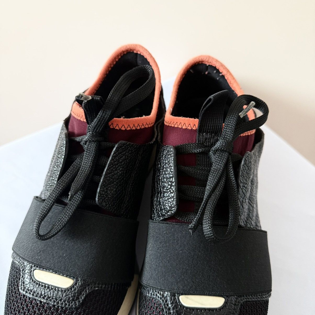 Balenciaga Balenciaga Race Runner Mesh Leather Drip Sneakers Shoes Y2K Size US 7 / IT 37 - 4 Thumbnail