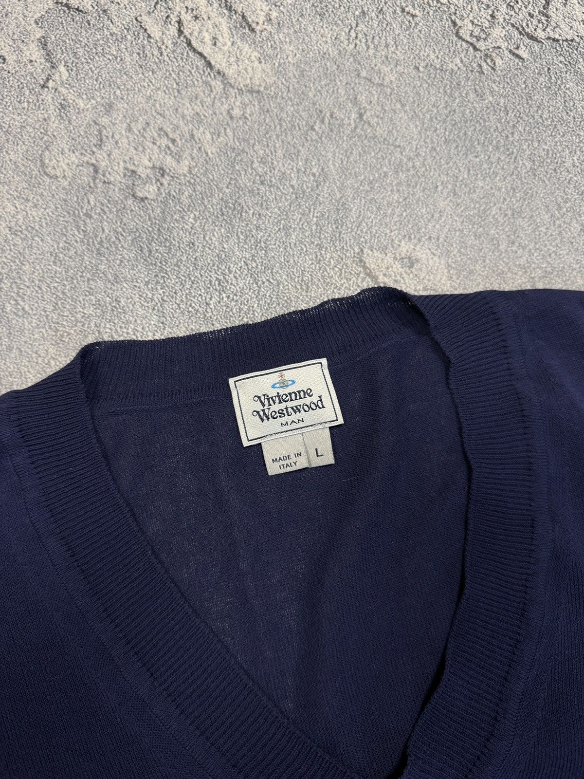 Vivienne Westwood Vivienne Westwood V Neck Sweater Cardigan Pullover Size US L / EU 52-54 / 3 - 5 Thumbnail