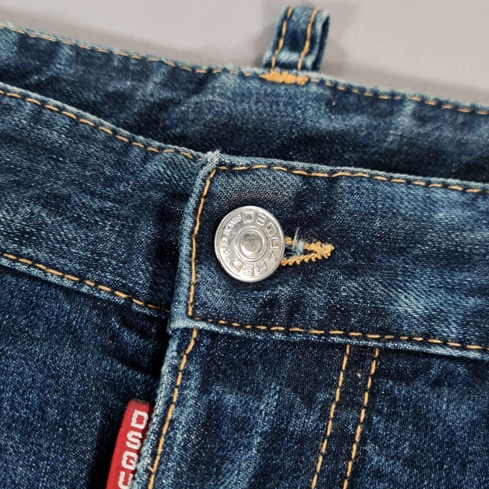 Dsquared2 Dsquared2 Jeans Blue 44 Kenny Twist Distressed Denim 5-Pocket Button Fly Jeans Mens Size US 44 / EU 60 - 3 Thumbnail