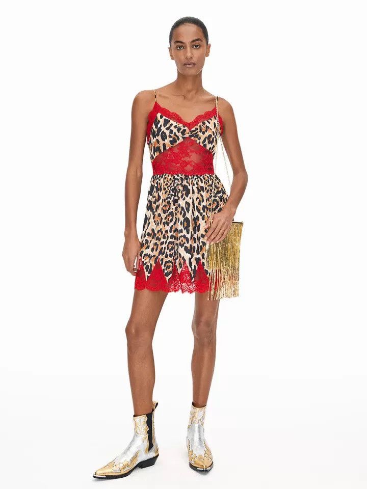 H&M × Paco Rabanne Paco Rabanne x H&M Leopard Mini Dress Size S / US 4 / IT 40 - 7 Thumbnail