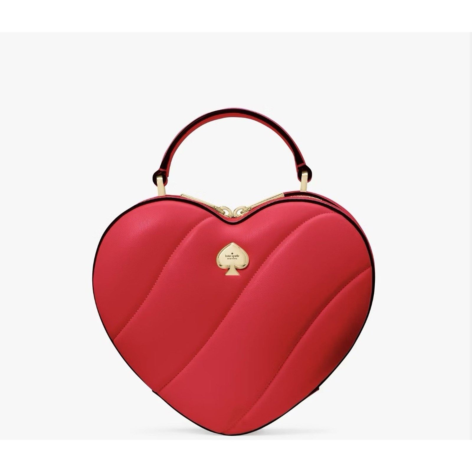 Kate Spade NWT $399 Kate Spade Leather Quilted Heart Crossbody Purse Size ONE SIZE - 3 Thumbnail