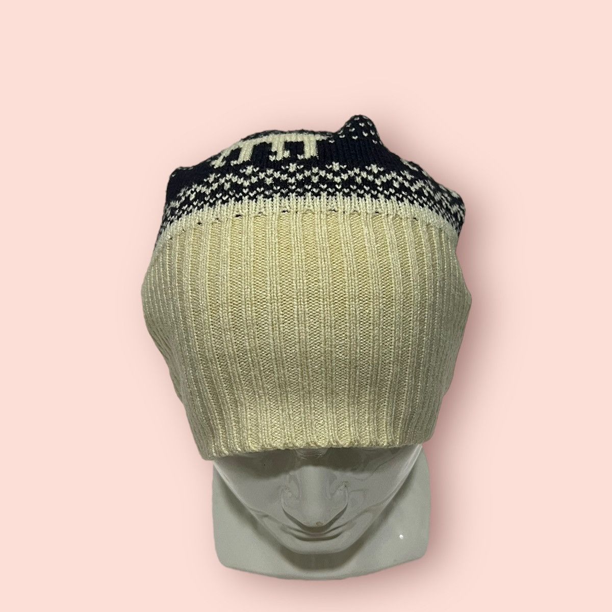 Japanese Brand × Jun Takahashi × Uniqlo VINTAGE UNIQLO DEERS KNITTED CUFFS BEANIE Size ONE SIZE - 16 Thumbnail