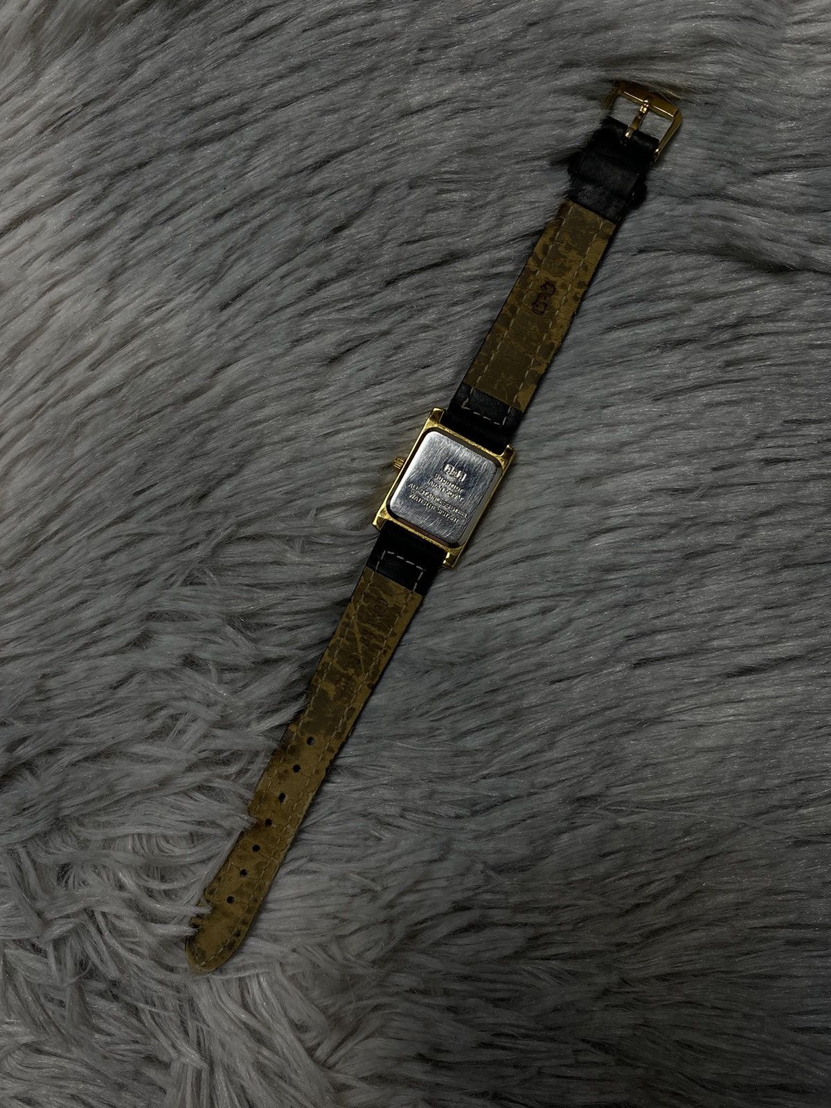 Japanese Brand × Vintage Refined Black and Gold Wristwatch | Japanese Brand Size ONE SIZE - 5 Thumbnail