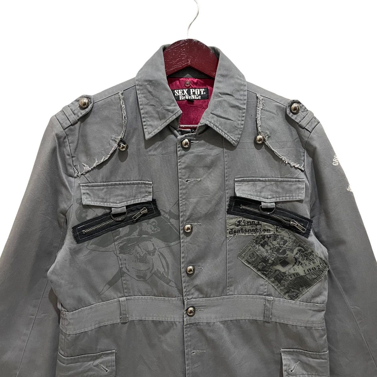 14th Addiction × Japanese Brand × Seditionaries Sex Pot Revenge Skull Seditionaries Punk Jacket Size US M / EU 48-50 / 2 - 2 Thumbnail