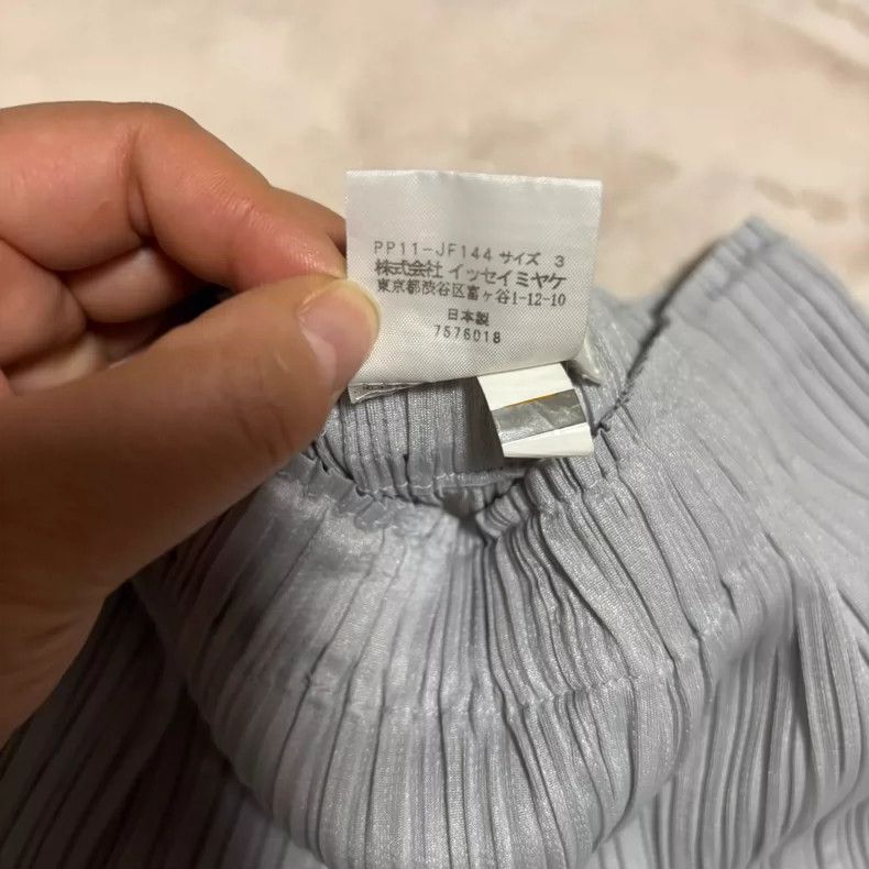 Issey Miyake issey miyake size:3 Light grey straight-leg pants Size 42" / US 20 - 2 Thumbnail