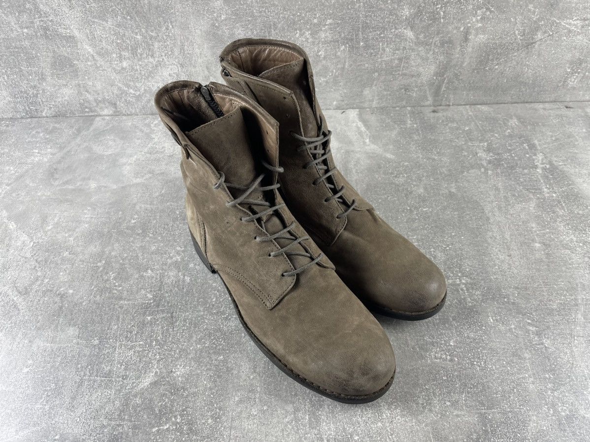 Pantanetti Pantanetti Artisan Suede Lace-Up Boots Made in Italy Taupe Size US 10 / EU 43 - 3 Thumbnail