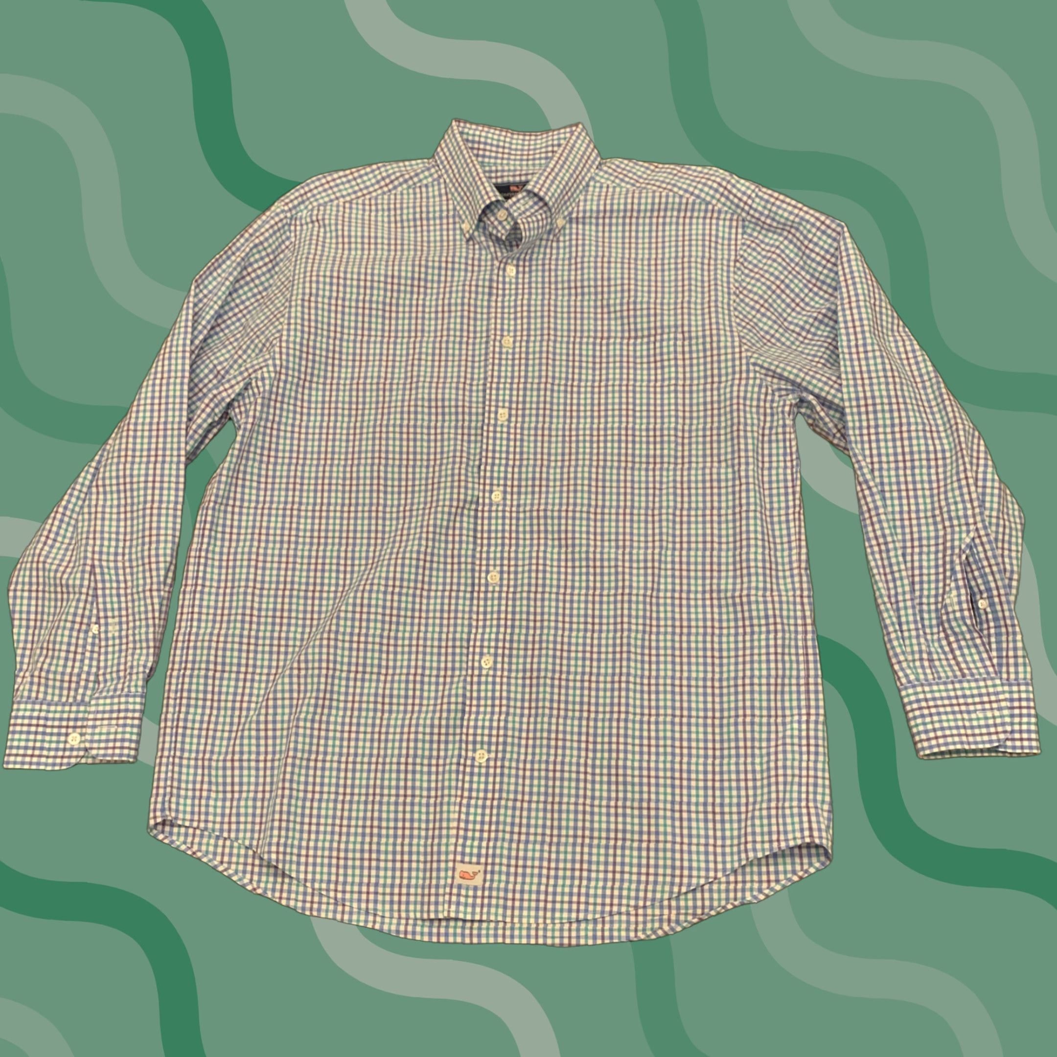 Vineyard Vines VINEYARD VINES Classic Fit Plaid Murray Button-Up Shirt Men's Large Multicolor Preppy Size US L / EU 52-54 / 3 - 1 Thumbnail