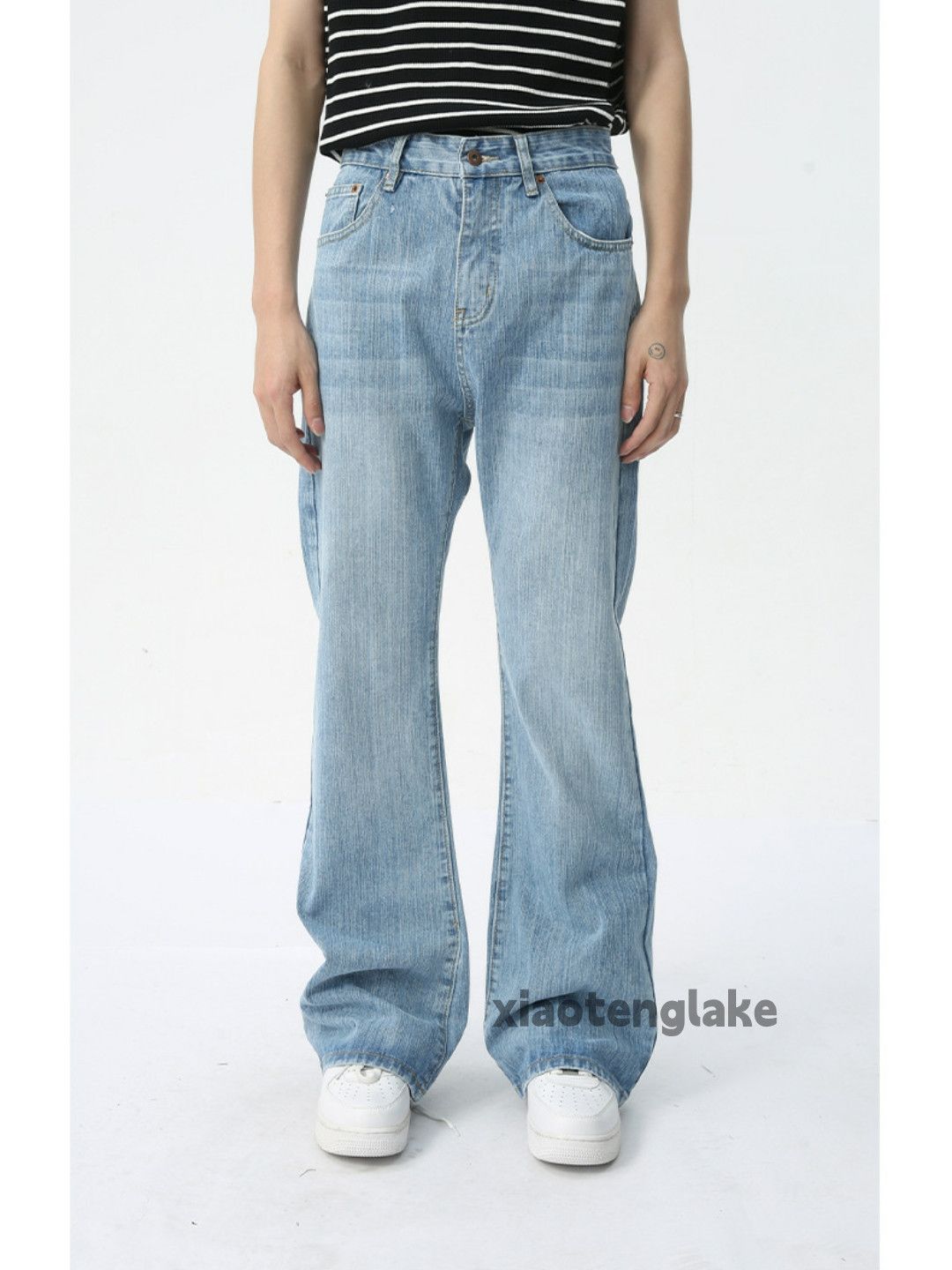 Jean × Vintage washed faded cleanfit yuppie y2k bootcut flared jeans Size US 32 / EU 48 - 3 Thumbnail