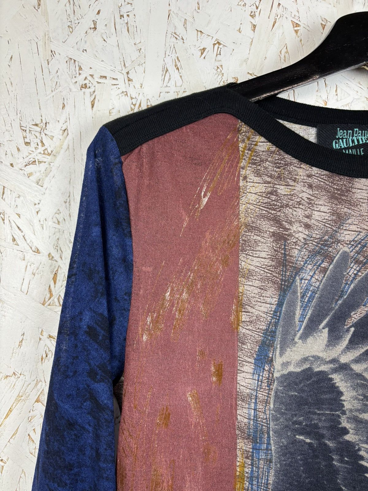 Jean Paul Gaultier Jean Paul Gaultier SS1996 Eagle Runway Mesh Long Sleeve 48 Size US M / EU 48-50 / 2 - 3 Thumbnail