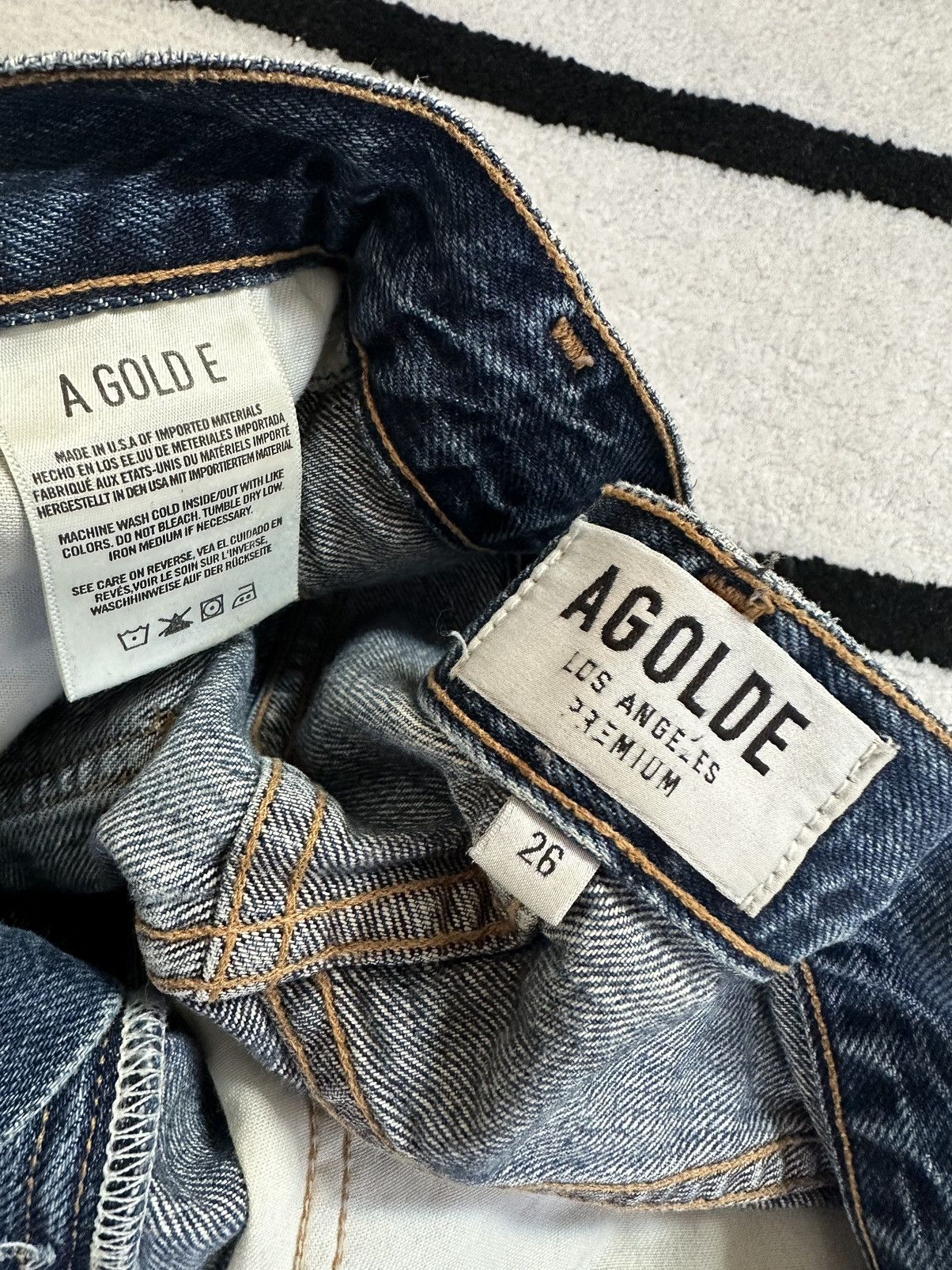 Agolde A Gold E Los Angeles Jeans Size 26" / US 2 / IT 38 - 3 Thumbnail