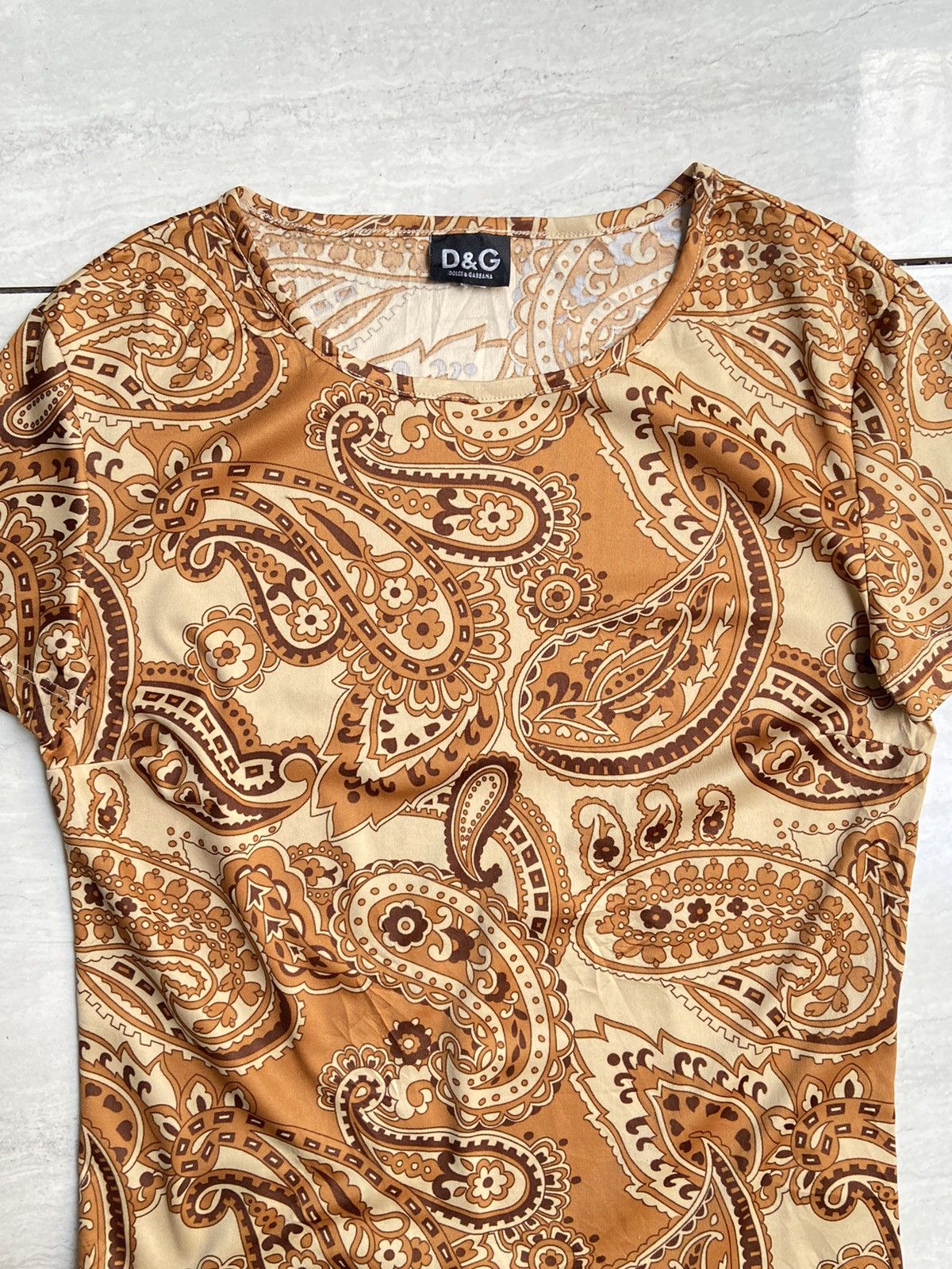 Dolce & Gabbana Dolce & Gabbana Motive T-shirt Size US XS / EU 42 / 0 - 8 Thumbnail
