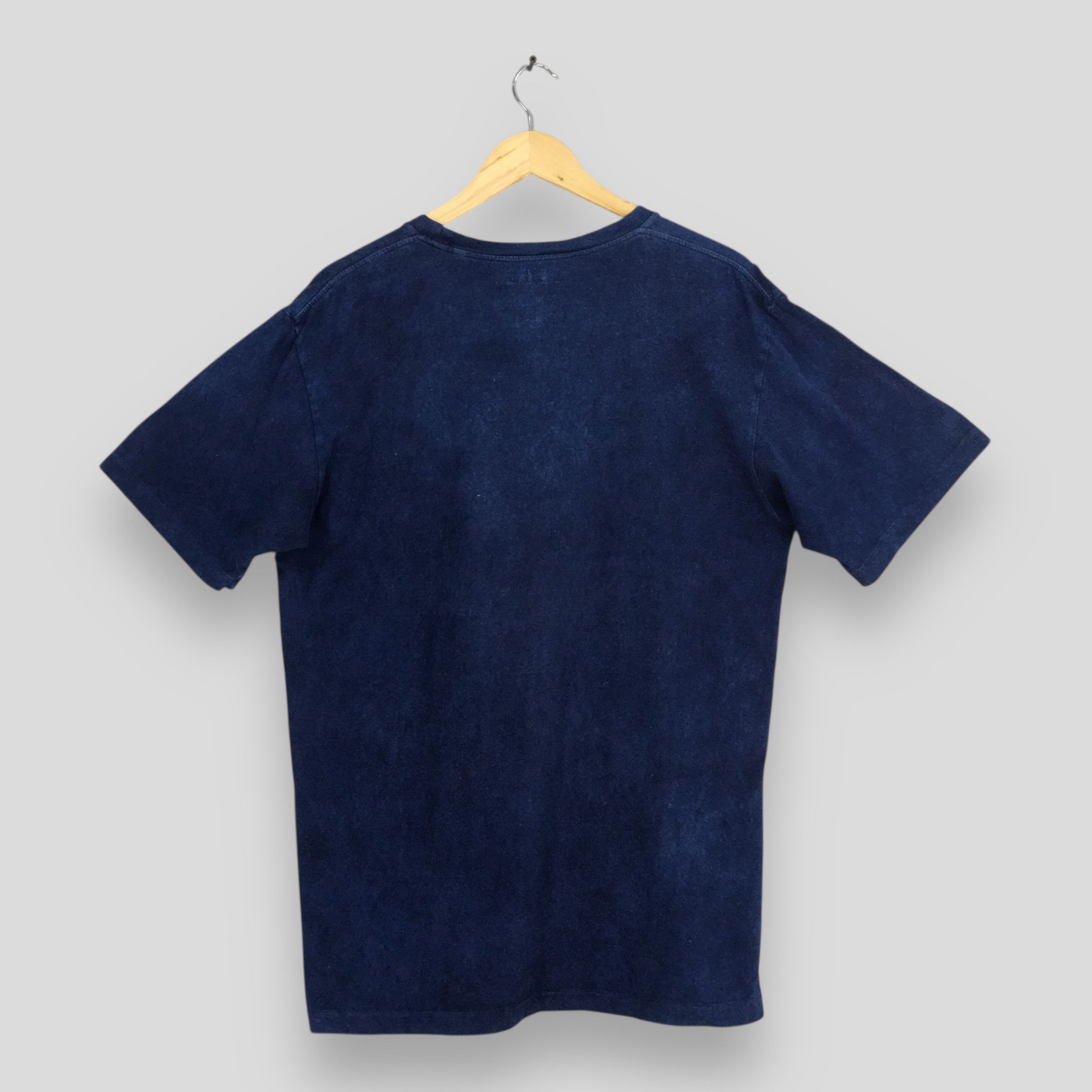 45rpm Vintage Blue Blue Japan Indigo Blue Tshirt Medium Size US M / EU 48-50 / 2 - 6 Thumbnail