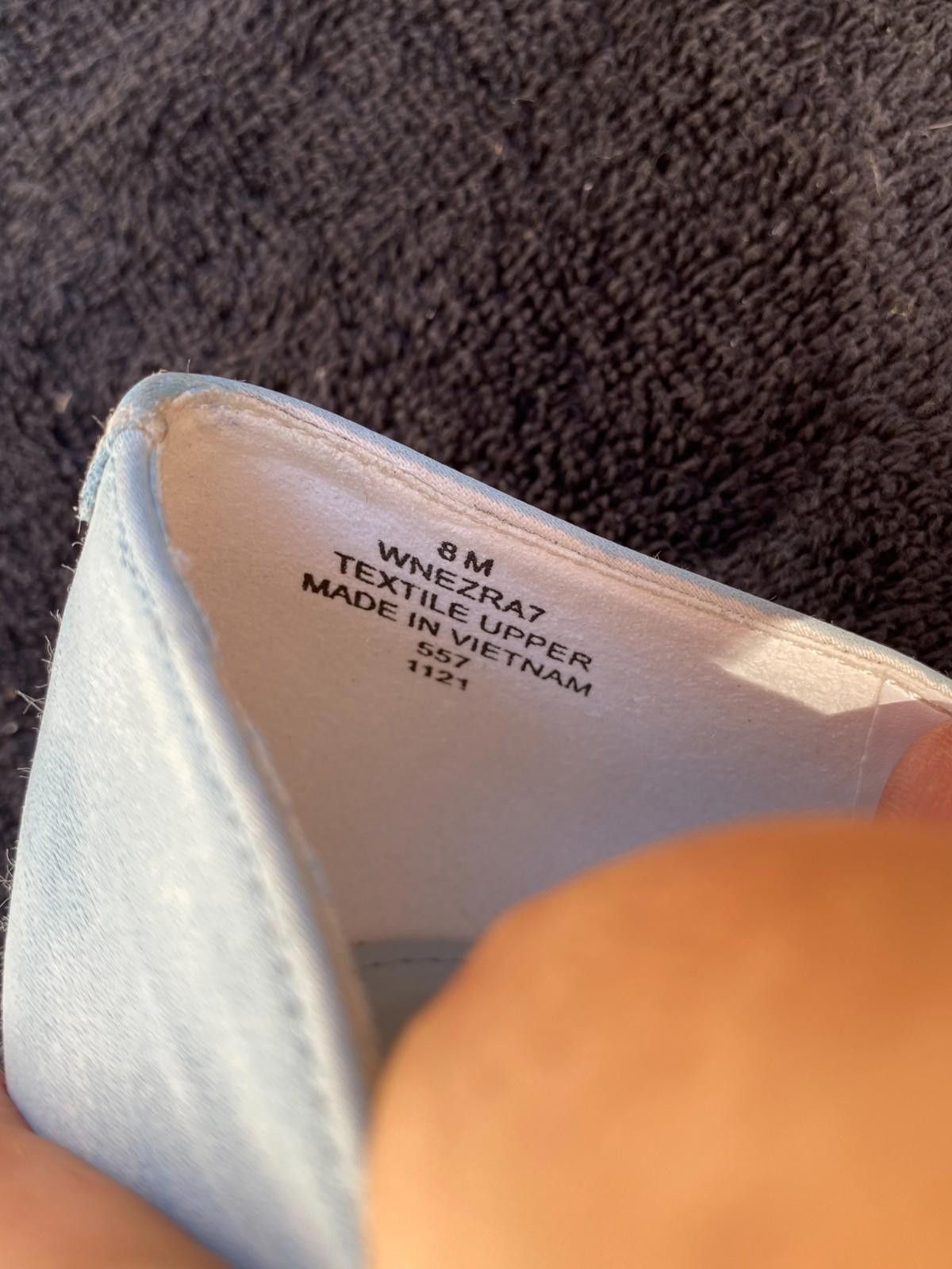 Nine West Womens NINE WEST Sky BLue Pointy Toe Pumps SZ. 8M (S627) Size US 8 / IT 38 - 7 Thumbnail