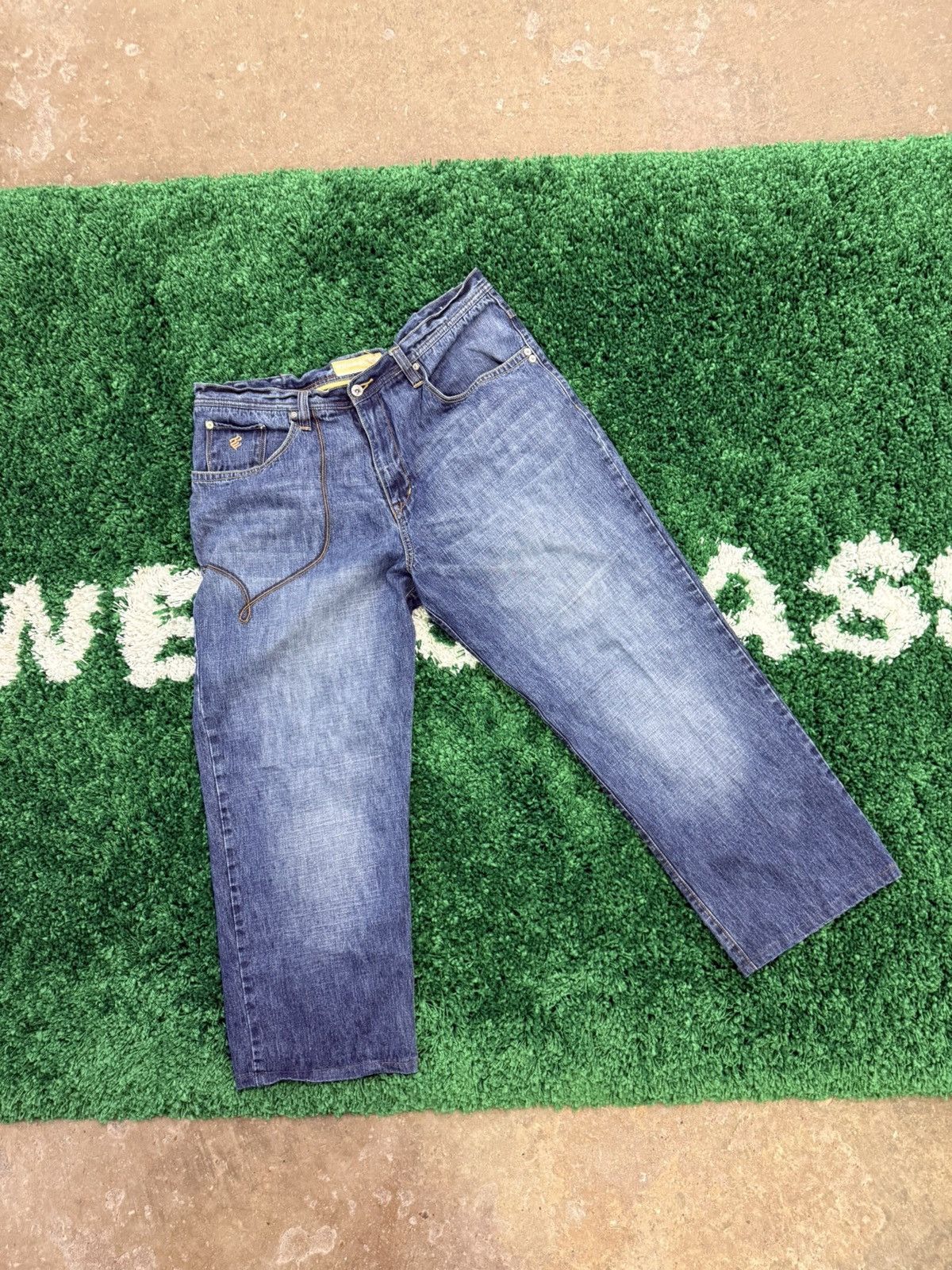 Rocawear Rare Baggy Y2k Rocawear Embroidered R Denim Jeans 38 Size US 38 / EU 54 - 3 Thumbnail