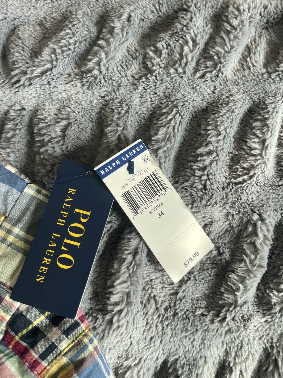 Polo Ralph Lauren Indian Madras Plaid shorts nwt 79.99 Size US 35 - 11 Thumbnail