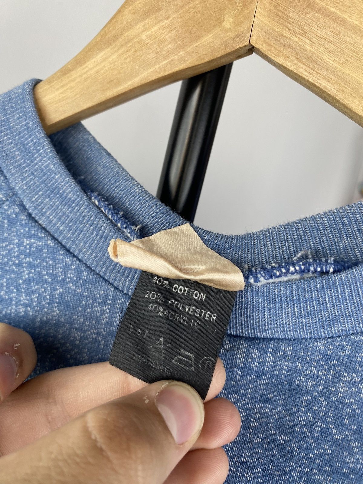 Lonsdale × Vintage 80s🔥VNTG Lonsdale Blue Archive American Design Sweatshirt Size US M / EU 48-50 / 2 - 5 Thumbnail