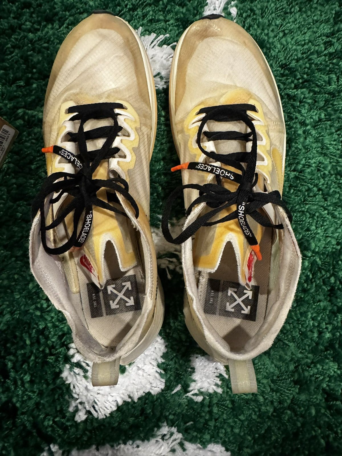 Nike × Off-White Nike Off-White Zoom Fly Size US 12 / EU 45 - 7 Thumbnail