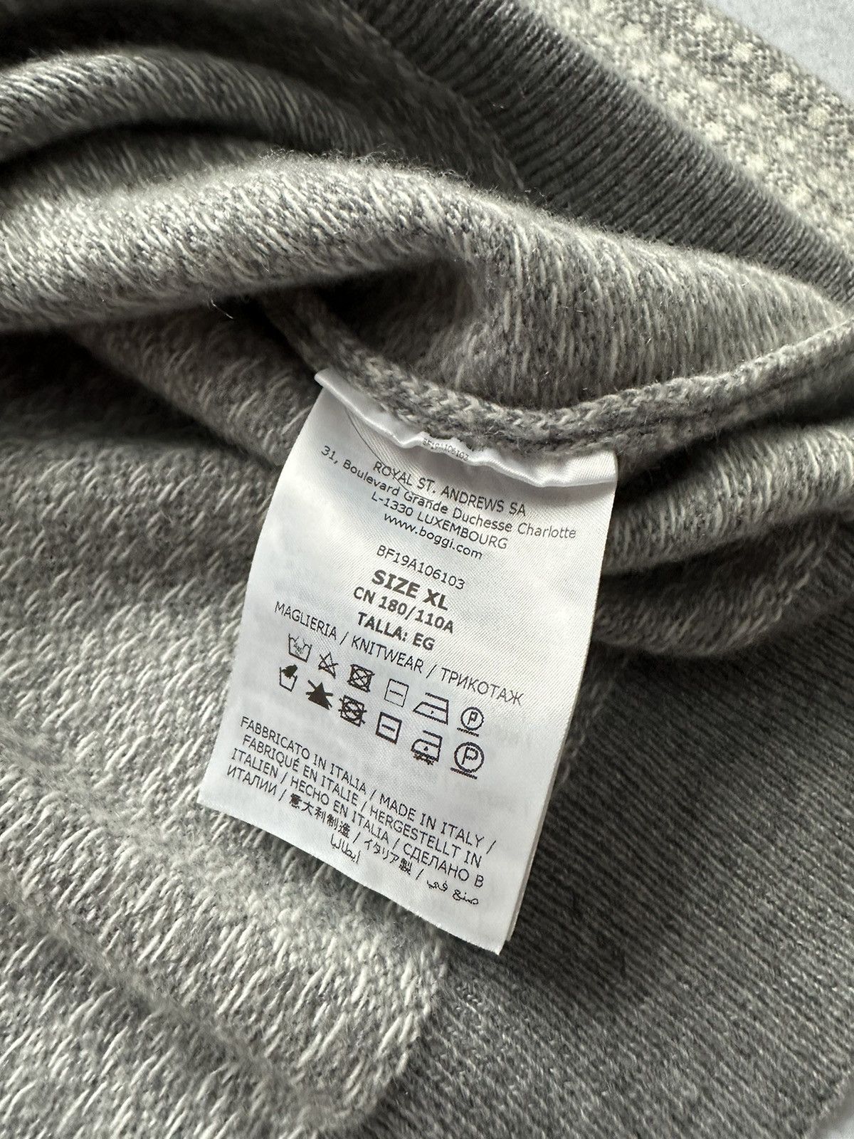 Boggi Sweater BOGGI Milano made in Italy size XL Size US XL / EU 56 / 4 - 5 Thumbnail