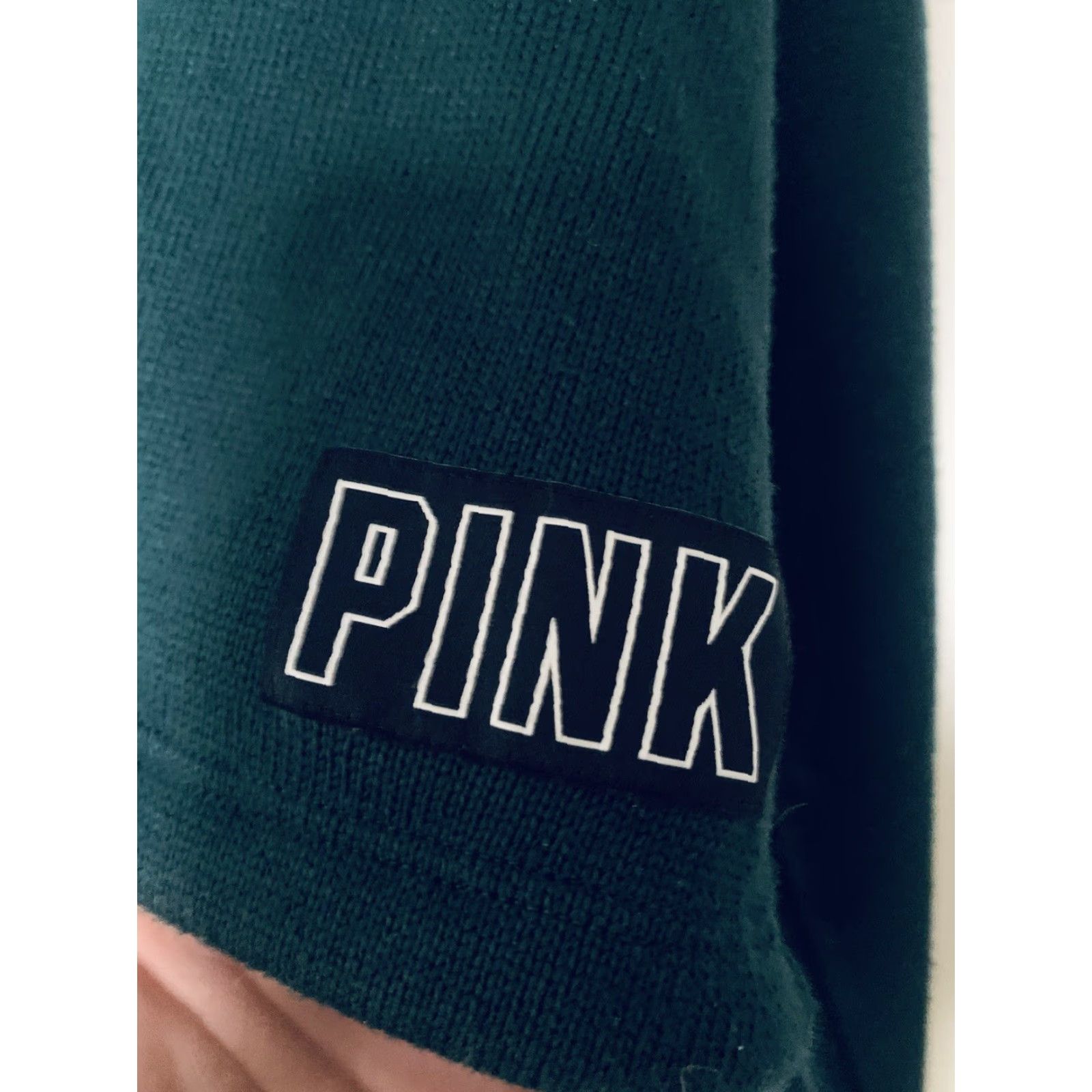 Victoria's Secret Victoria's Secret PINK Womens Green Long Sleeve Pullover Hoodie Size Large Size L / US 10 / IT 46 - 2 Thumbnail
