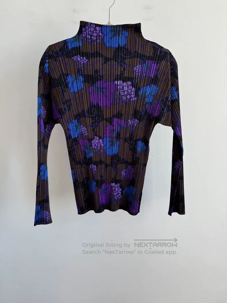 Issey Miyake Issey Miyake Purple Long Sleeve Size L / US 10 / IT 46 - 1 Thumbnail