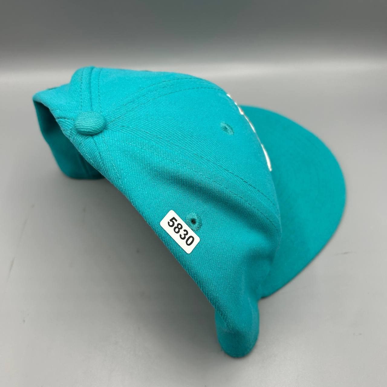 New Era Miami Dolphins Hat Men 7 1/2 Blue Orange NFL Fitted Cap Size ONE SIZE - 9 Thumbnail