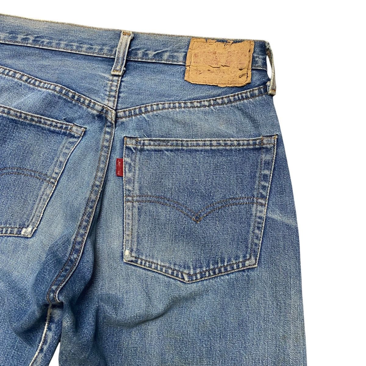 Levi's Vintage 90s Levis 501 Big E Selvedge Jeans Size US 28 / EU 44 - 11 Thumbnail