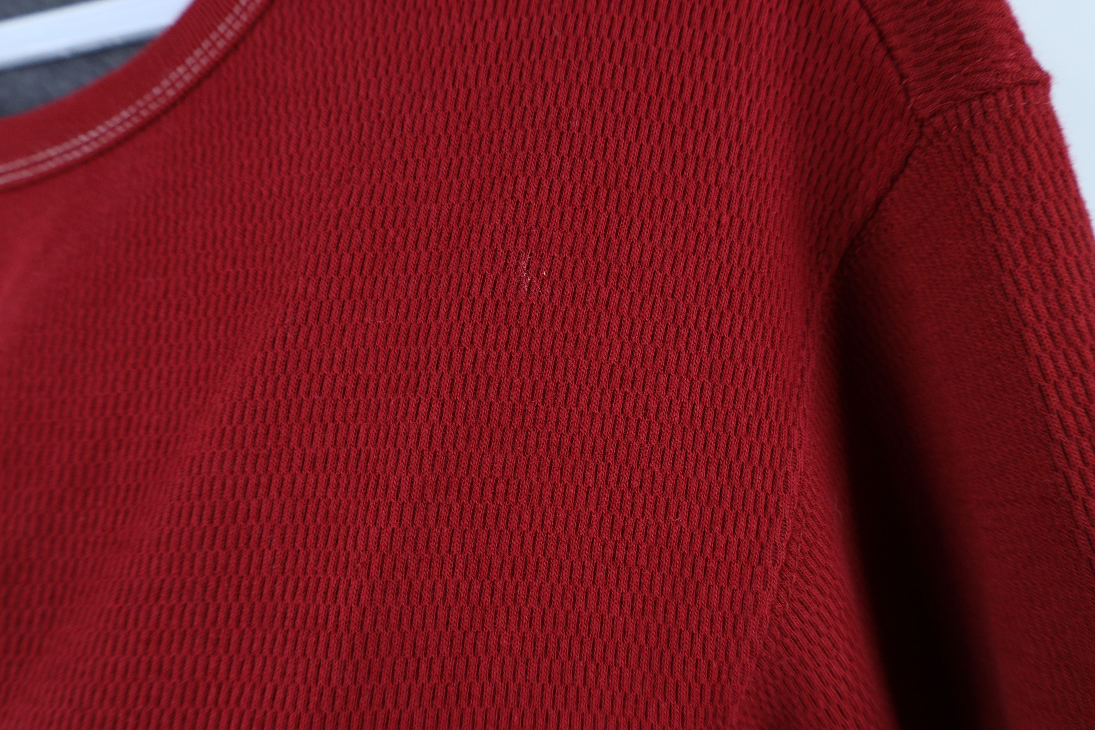 Gap Vintage 90s Y2K Gap Thermal Waffle Knit Long Sleeve T-Shirt Size US L / EU 52-54 / 3 - 4 Thumbnail
