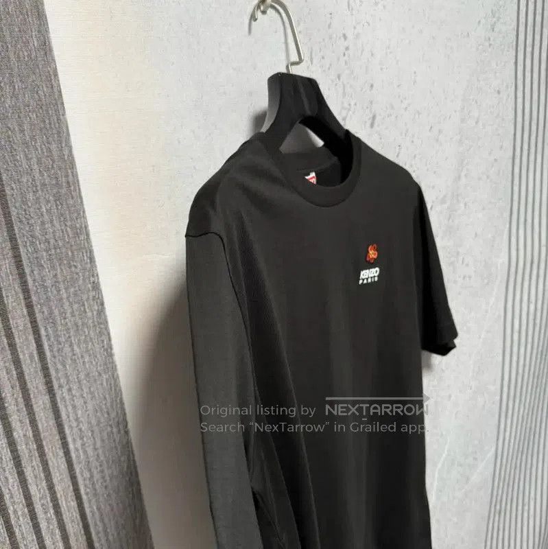 Kenzo KENZO Black Cotton Embroidered Logo T-Shirt . Size US M / EU 48-50 / 2 - 3 Thumbnail