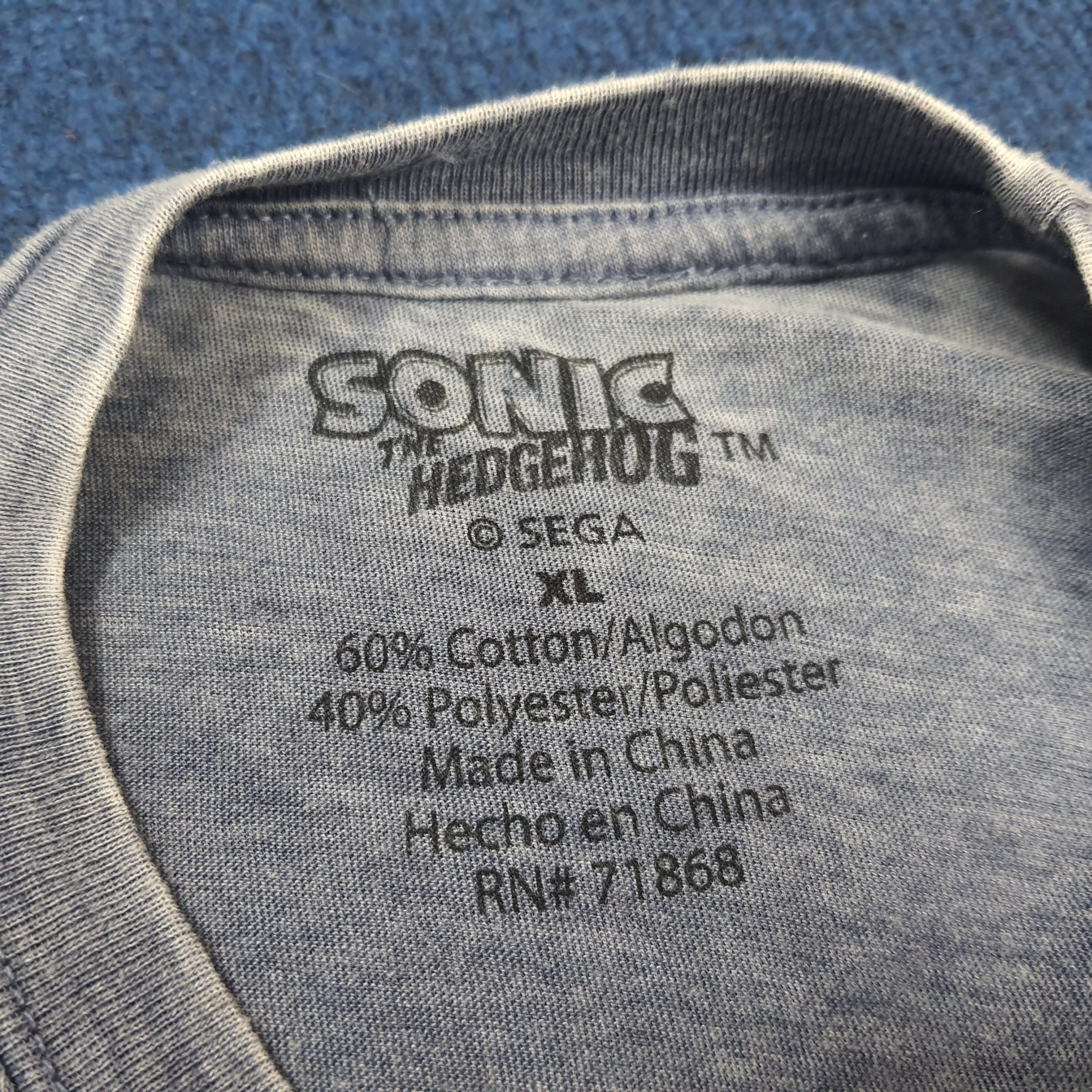 Playstation × The Game × Vintage Vintage Sega Genesis Sonic The Hedgehog Anime Game Tshirt Size US L / EU 52-54 / 3 - 5 Thumbnail