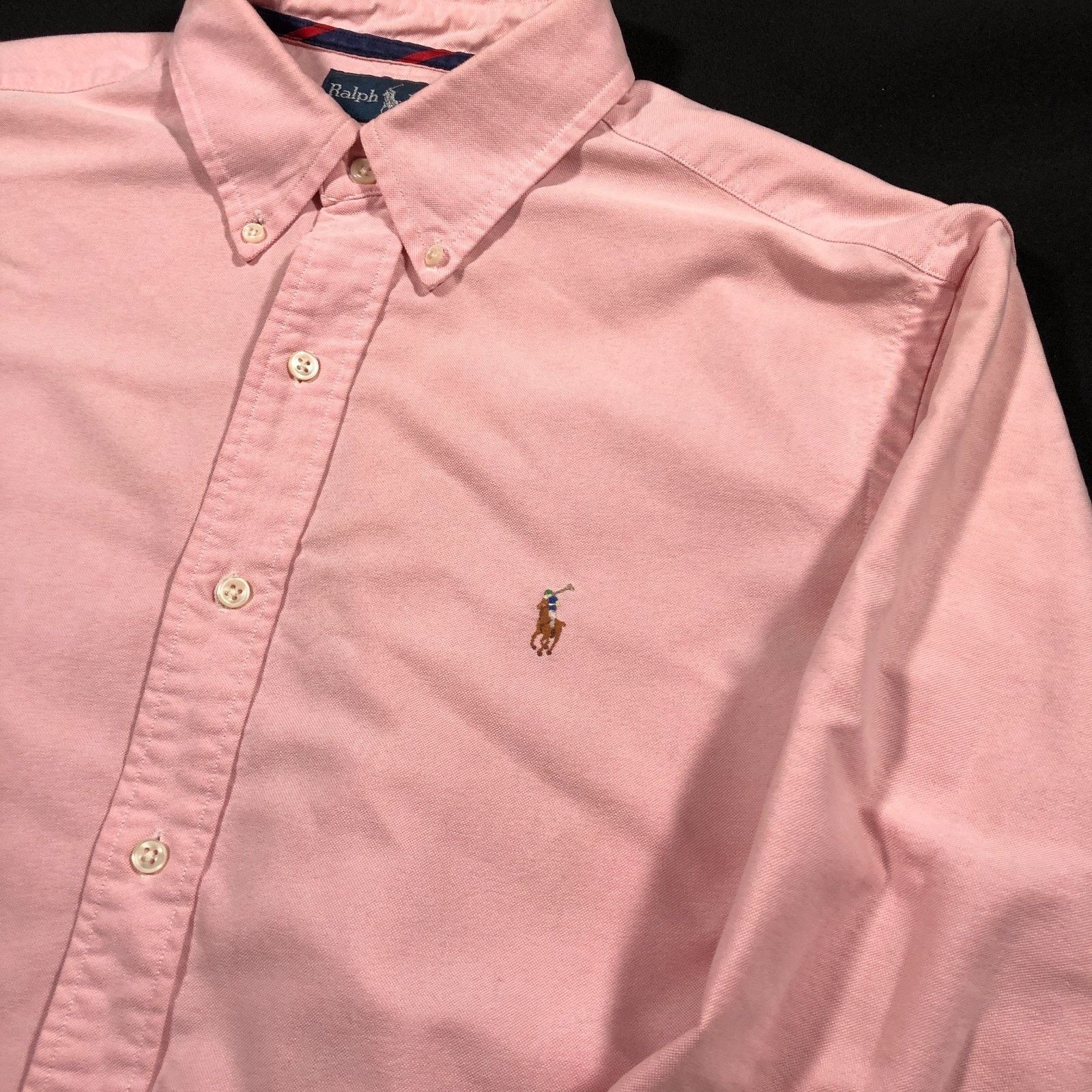 Polo Ralph Lauren Polo Ralph Lauren pink long sleeve oxford button down shirt Size US L / EU 52-54 / 3 - 5 Thumbnail