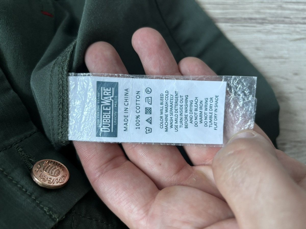 Other Dubbleware Chore Work Jacket Military Green Selvedge Workwea Size US M / EU 48-50 / 2 - 21 Thumbnail