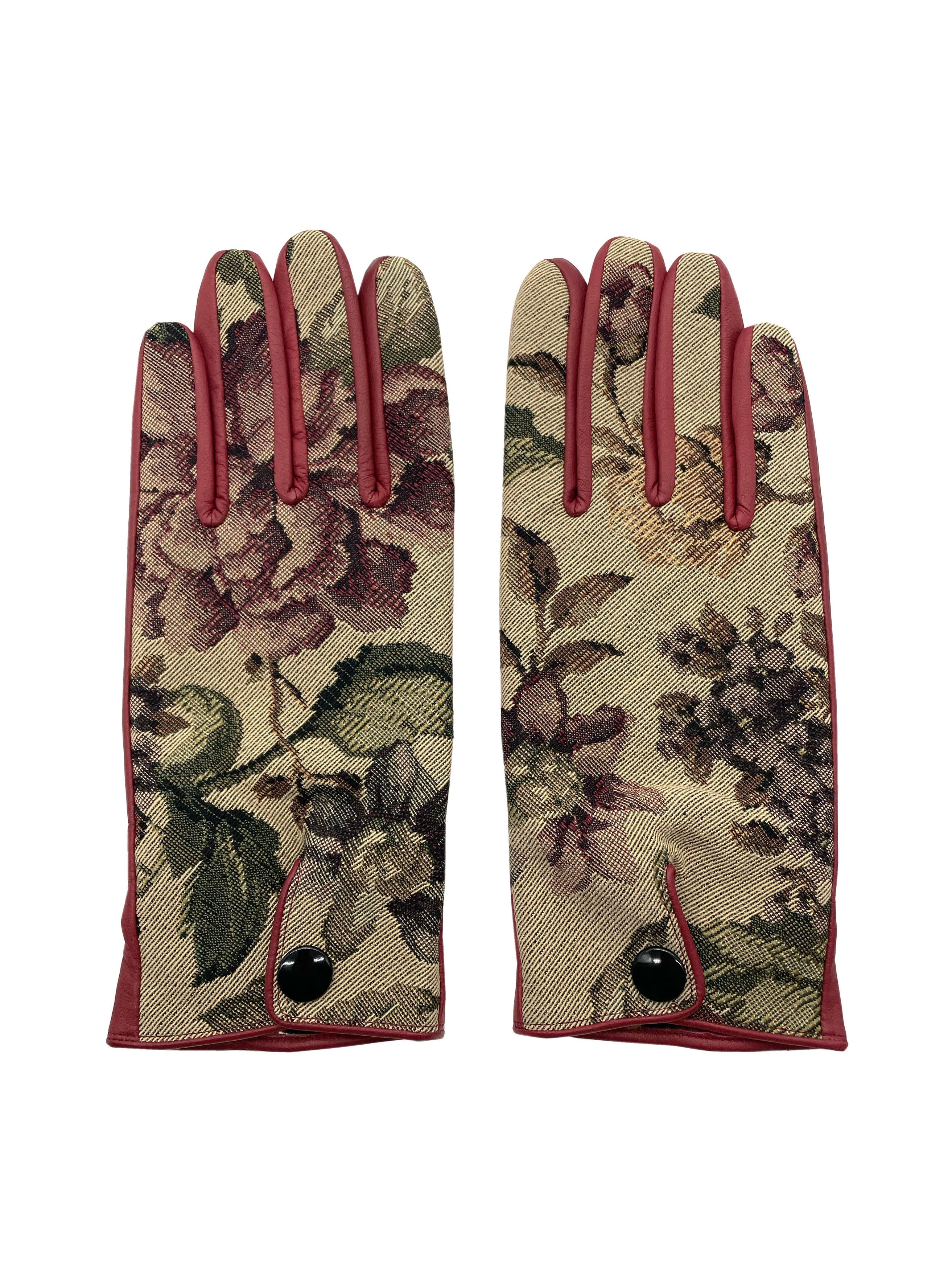 Kapital Floral Gloves Size ONE SIZE - 1 Thumbnail