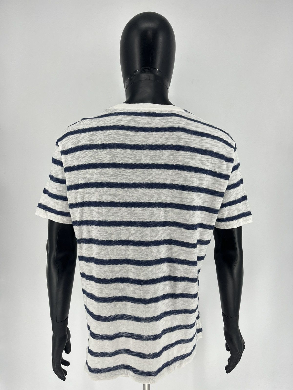 Other Vintage Y2K Allsaints Striped T-shirt luxury Sportswear SzXL Size US XL / EU 56 / 4 - 7 Thumbnail