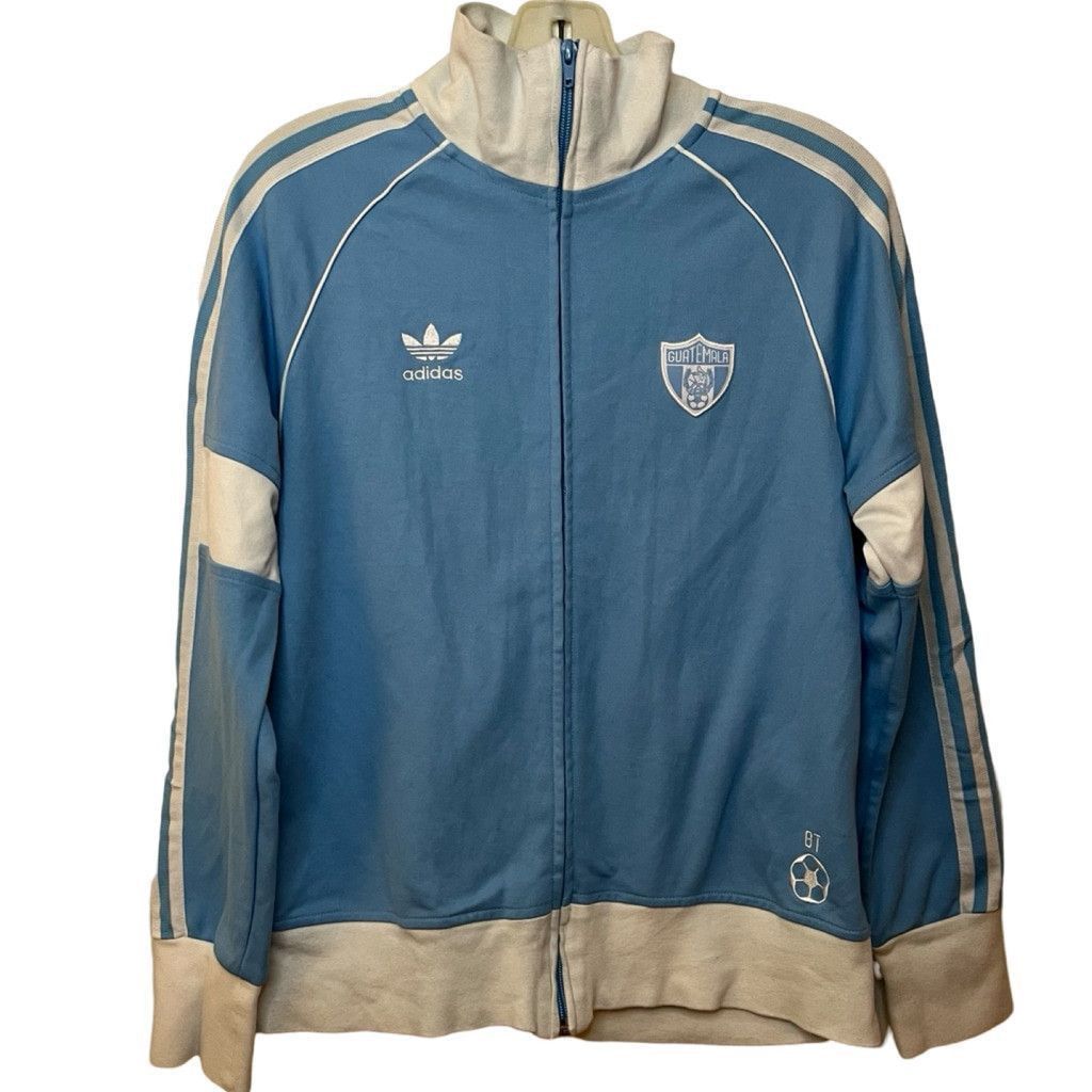 Adidas × Vintage Vtg Y2K Adidas Guatemala Soccer Track Jacket Womens Size L Size L / US 10 / IT 46 - 2 Thumbnail