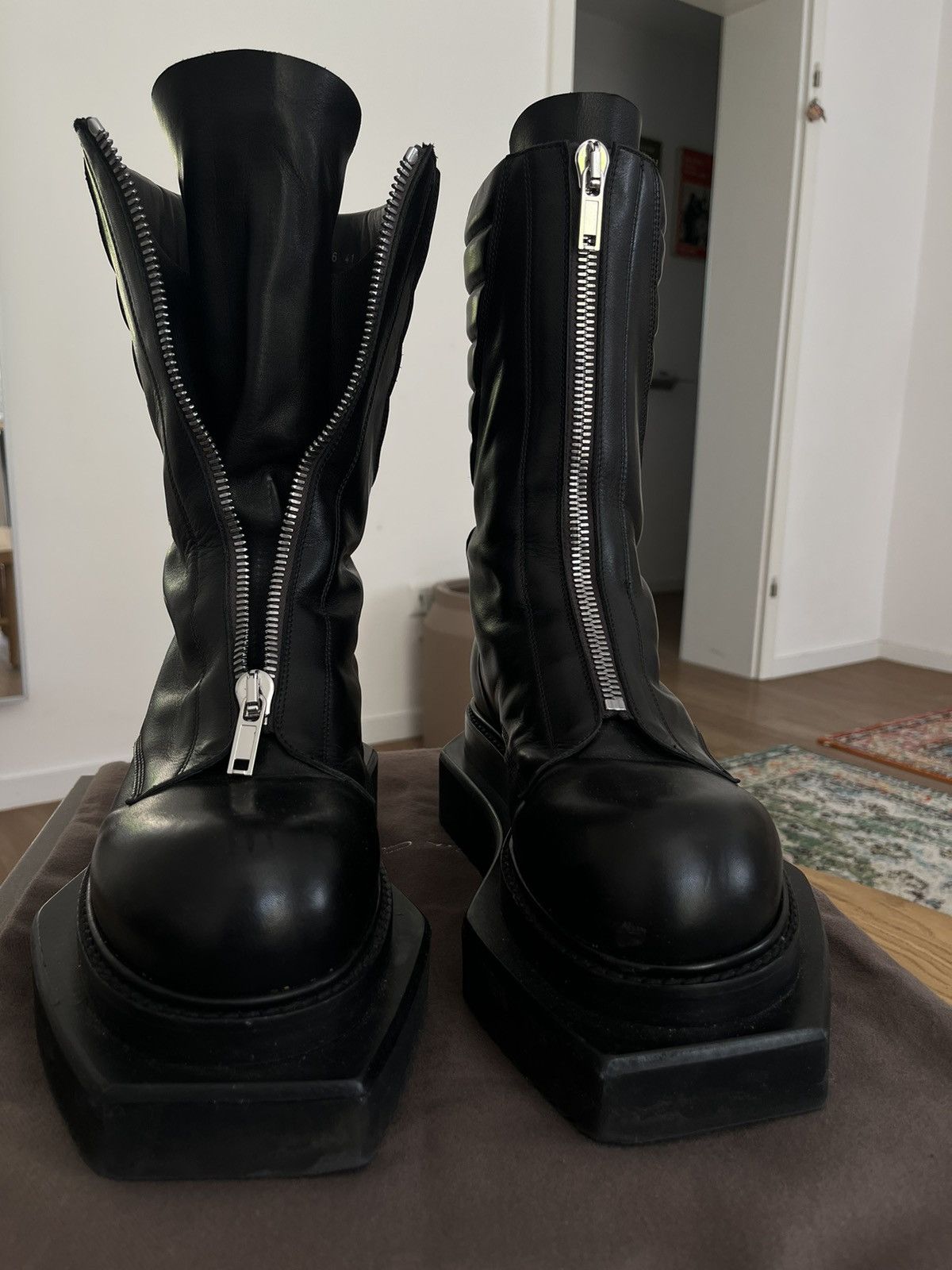 Rick Owens Rick Owens Moto Turbo Cyclops Boots Size US 8 / EU 41 - 7 Thumbnail
