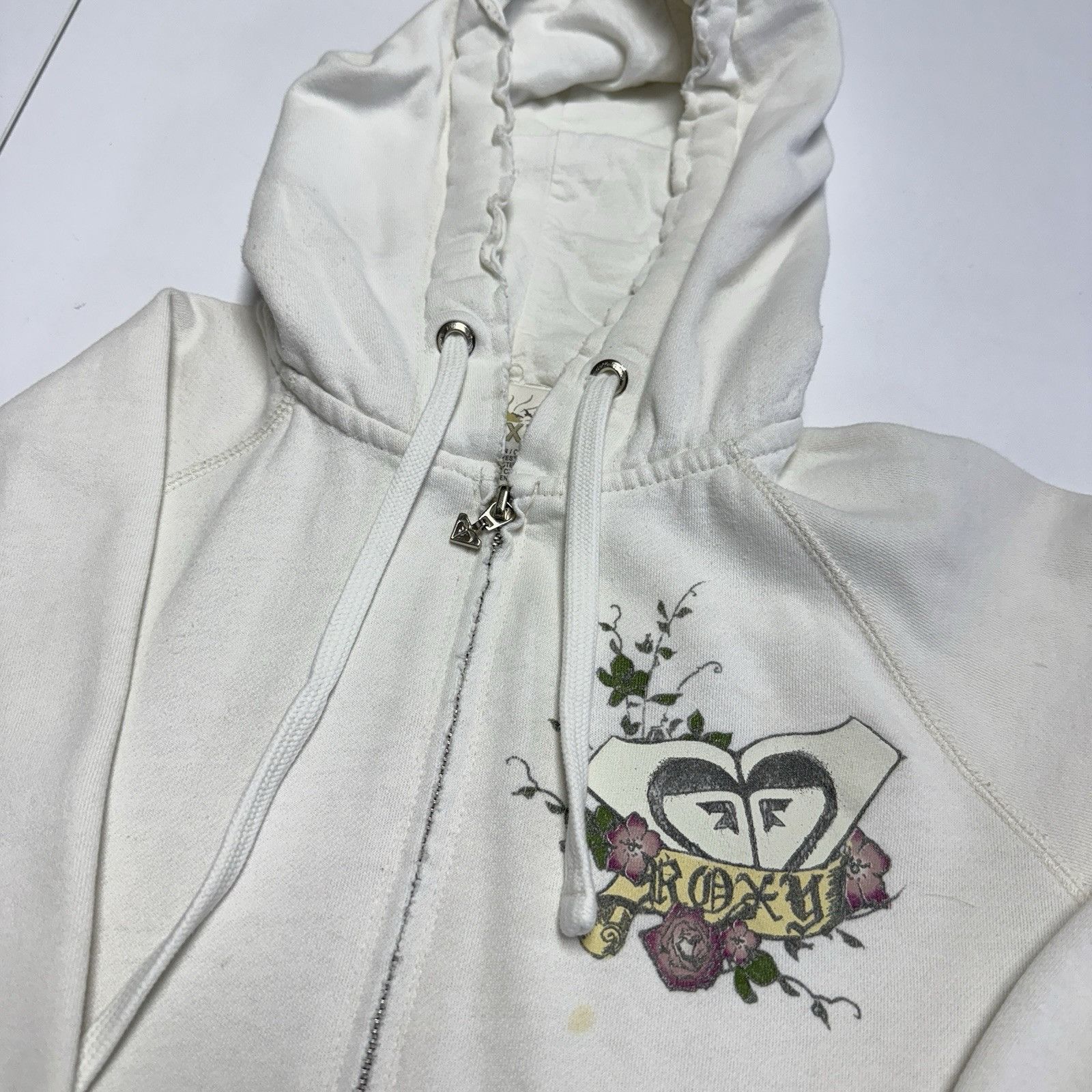 Vintage Vintage Y2K Roxy Hoodie Sweatshirt Womens Medium 16.5x20.5 W Size M / US 6-8 / IT 42-44 - 4 Thumbnail