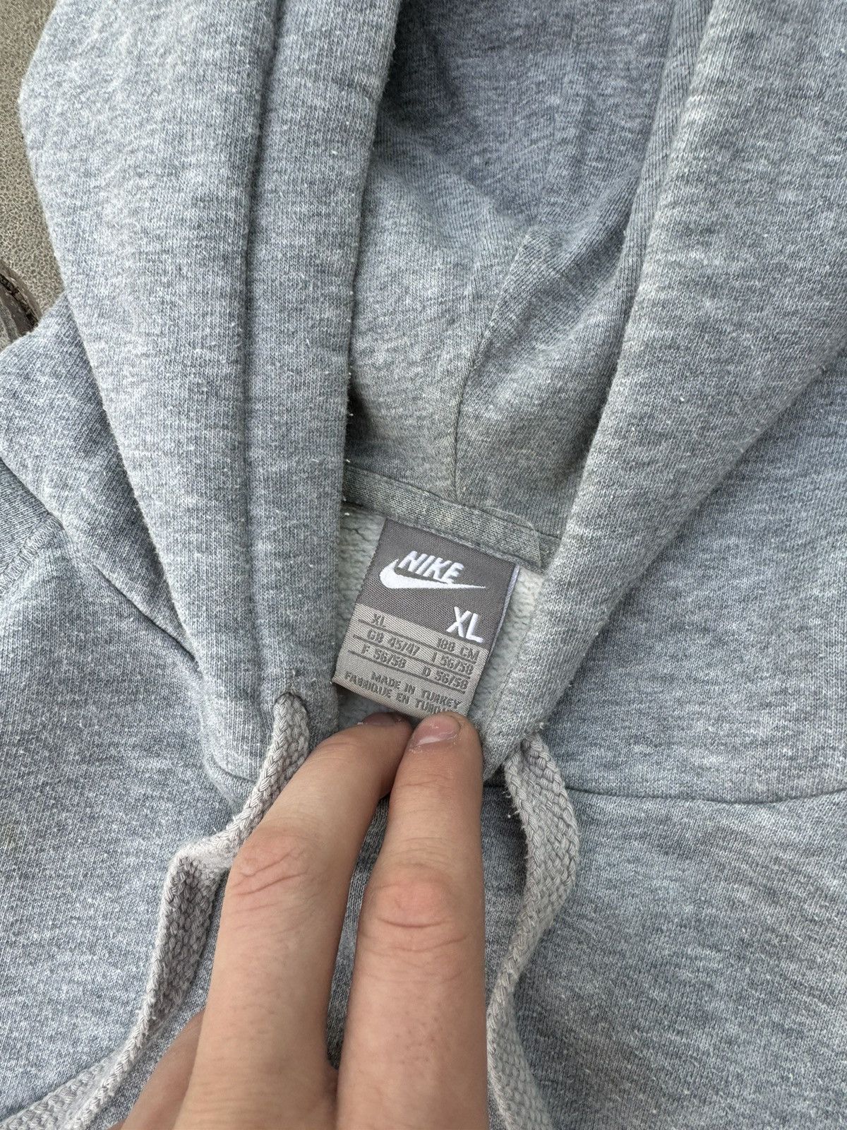 Nike × Vintage Vintage Nike Spell Out Hoodie Y2K USA Size US XL / EU 56 / 4 - 4 Thumbnail