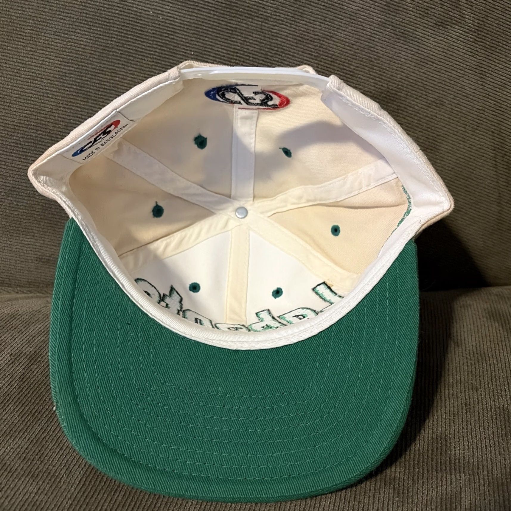 NASCAR VINTAGE NASCAR Racing Bobby Labonte White Green SnapBack Hat 90s Y2K Size ONE SIZE - 4 Thumbnail