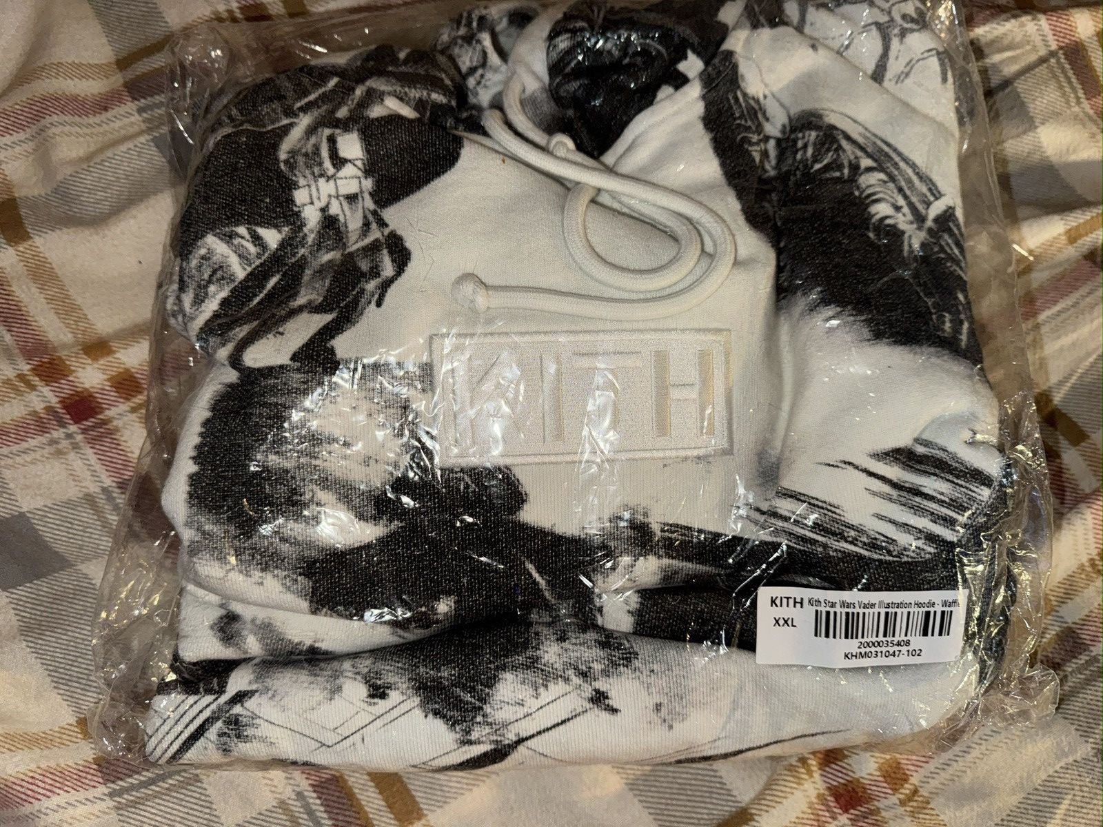 Kith × Star Wars Kith Star Wars Vader Illustration Hoodie - Waffle Size US XXL / EU 58 / 5 - 1 Thumbnail