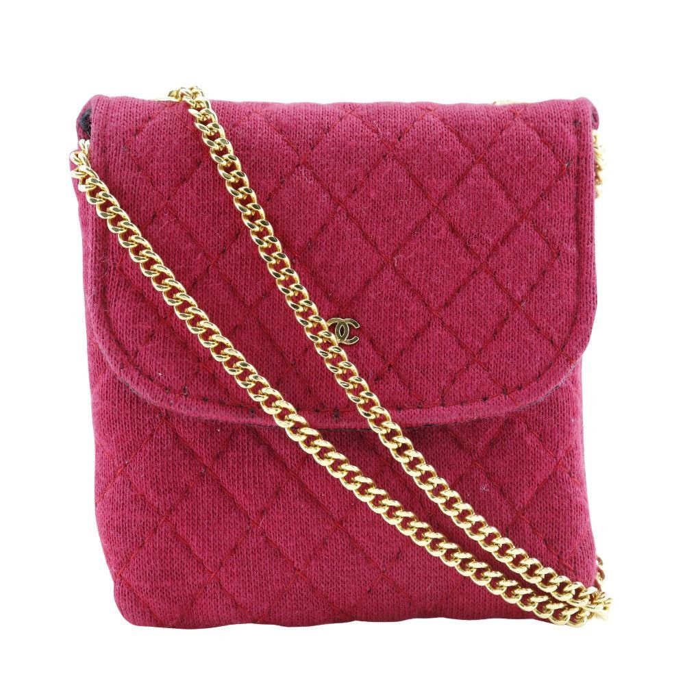 Chanel Chanel Chanel Chain Pouch Cotton Pouch Cotton Other DUTY FREE for USA Size ONE SIZE - 1 Thumbnail