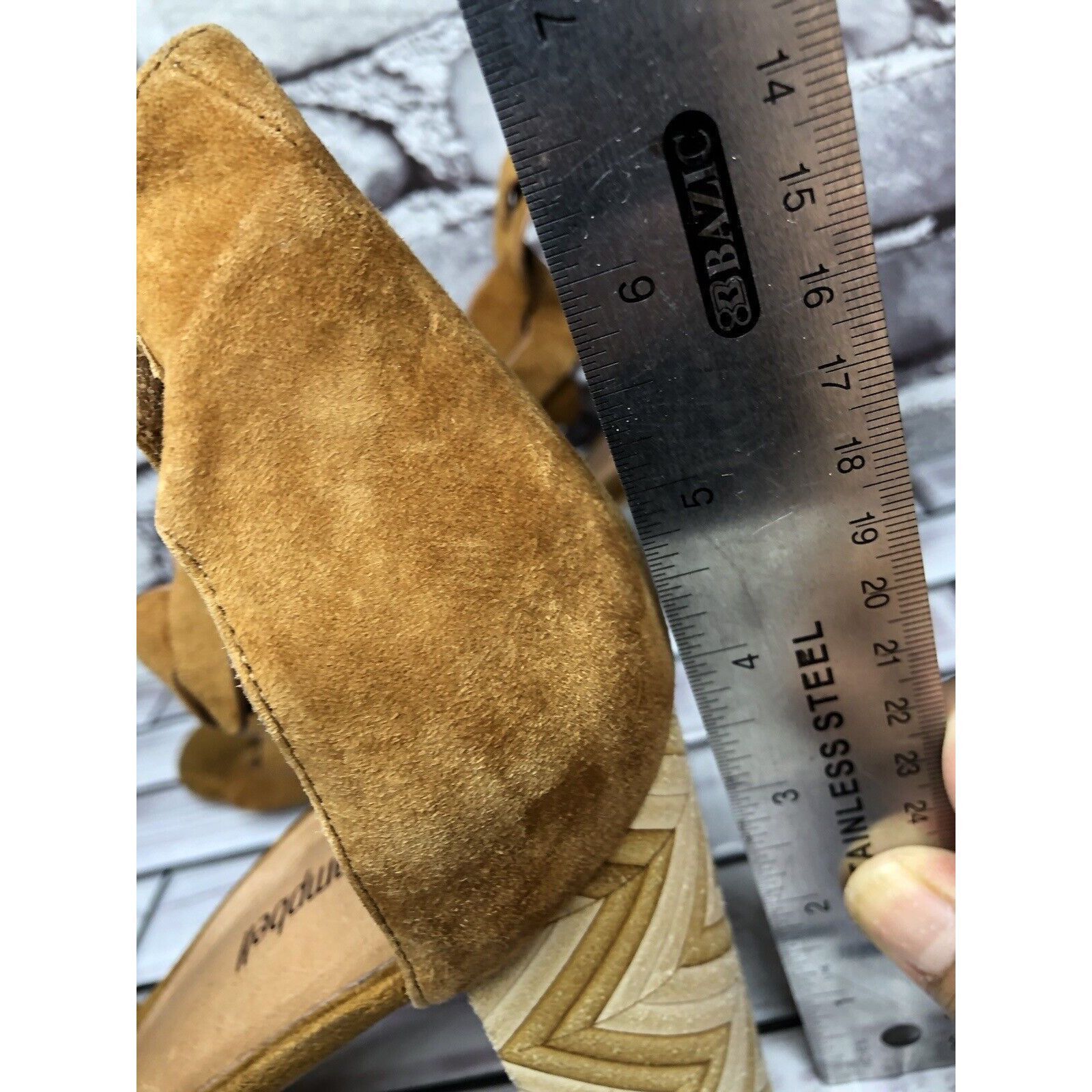 Jeffrey Campbell Jeffrey Campbell Lindsay Brown Suede Leather AnkleStrap Heel Size US 11 / IT 41 - 11 Thumbnail
