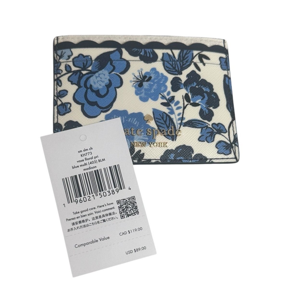 Kate Spade Kate Spade madison vase floral small slim card holder New Size ONE SIZE - 5 Thumbnail