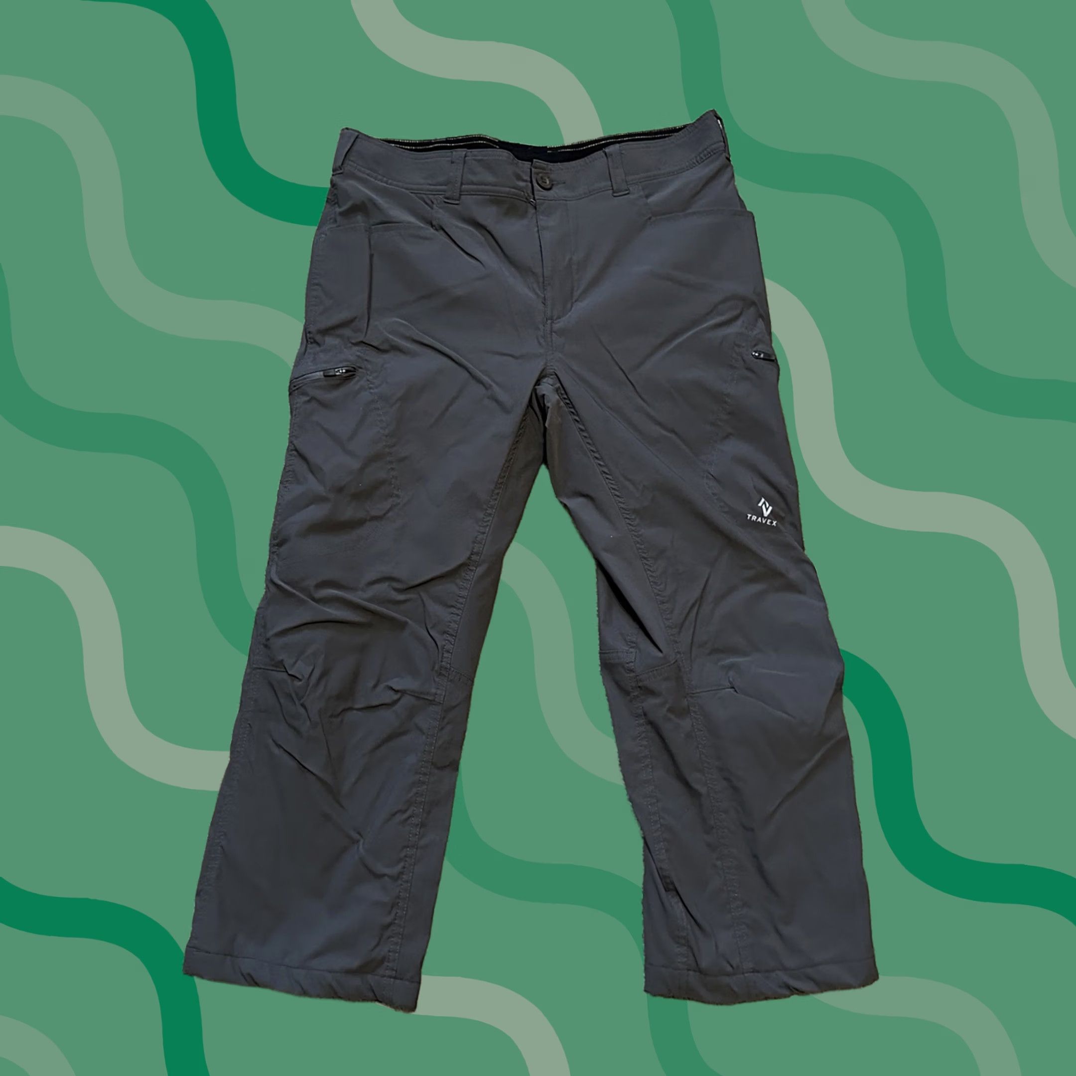 Eddie Bauer Eddie Bauer Travex Pants Womens 33W Outdoor Hiking Performance Lightweight Black Cropped Regular Pockets Mens Womens Girls? Size 24" / US 00 / IT 34 - 1 Thumbnail