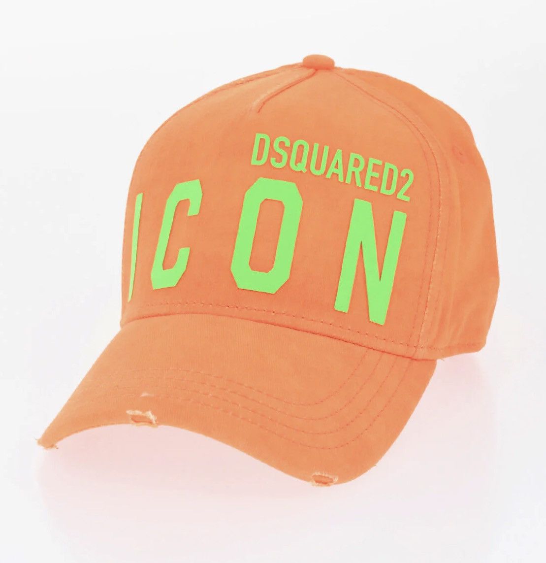 Dsquared2 Dsquared2 icon logo hat orange cap designer DSQ2 italian Size ONE SIZE - 1 Thumbnail