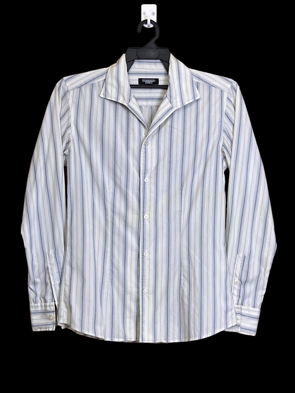 Tornado Mart VINTAGE TORNADO MART STRIPES BUTTON UPS SHIRT Size US S / EU 44-46 / 1 - 1 Thumbnail